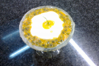 Zitronencreme mit Mango und Passionsfrucht